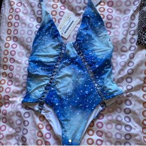 San Lorenzo Plunge Le Romantique Galaxy One Piece